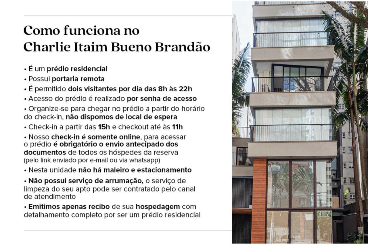 Charlie Itaim Bueno Brandao Apartment Sao Paulo Bagian luar foto